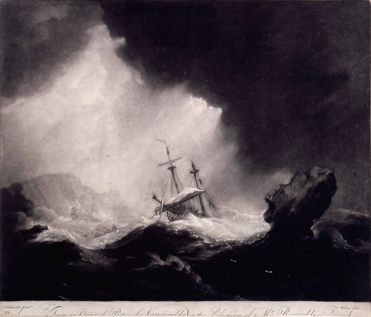 Willem van de Velde the younger, A Storm