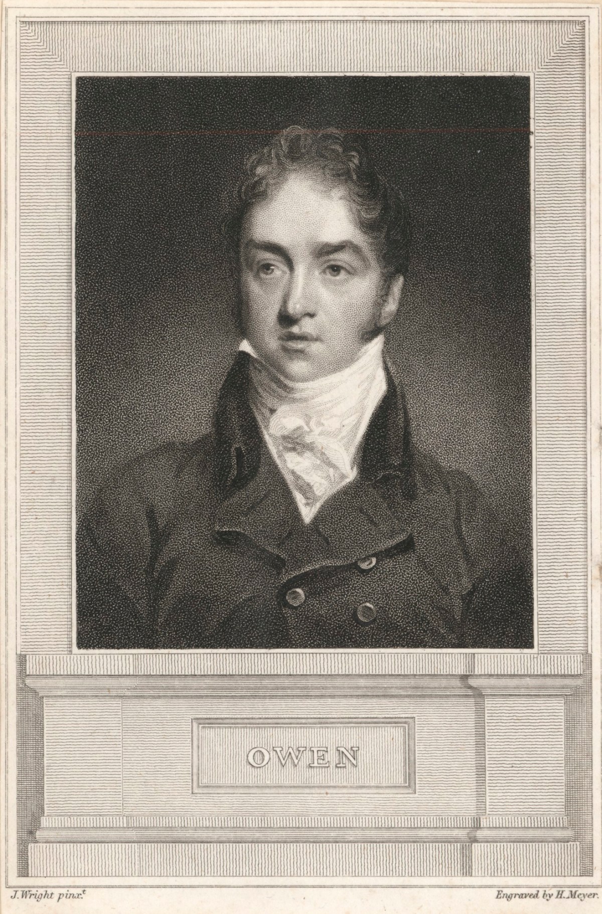 John Wright, Portrait of William Owen RA