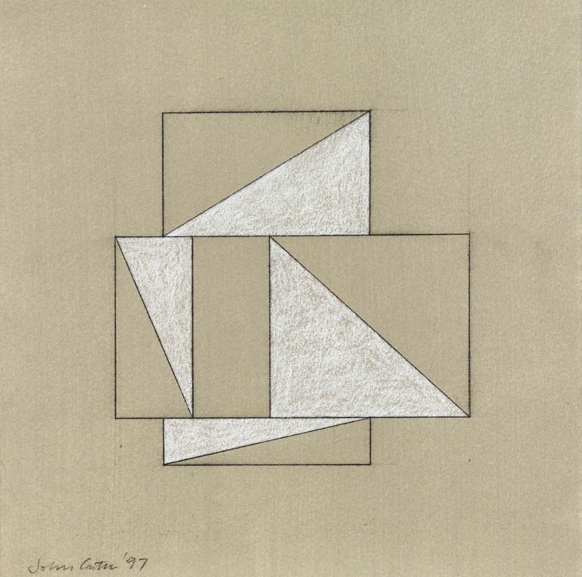 John Carter RA, Four Diagonals: Study No. 1