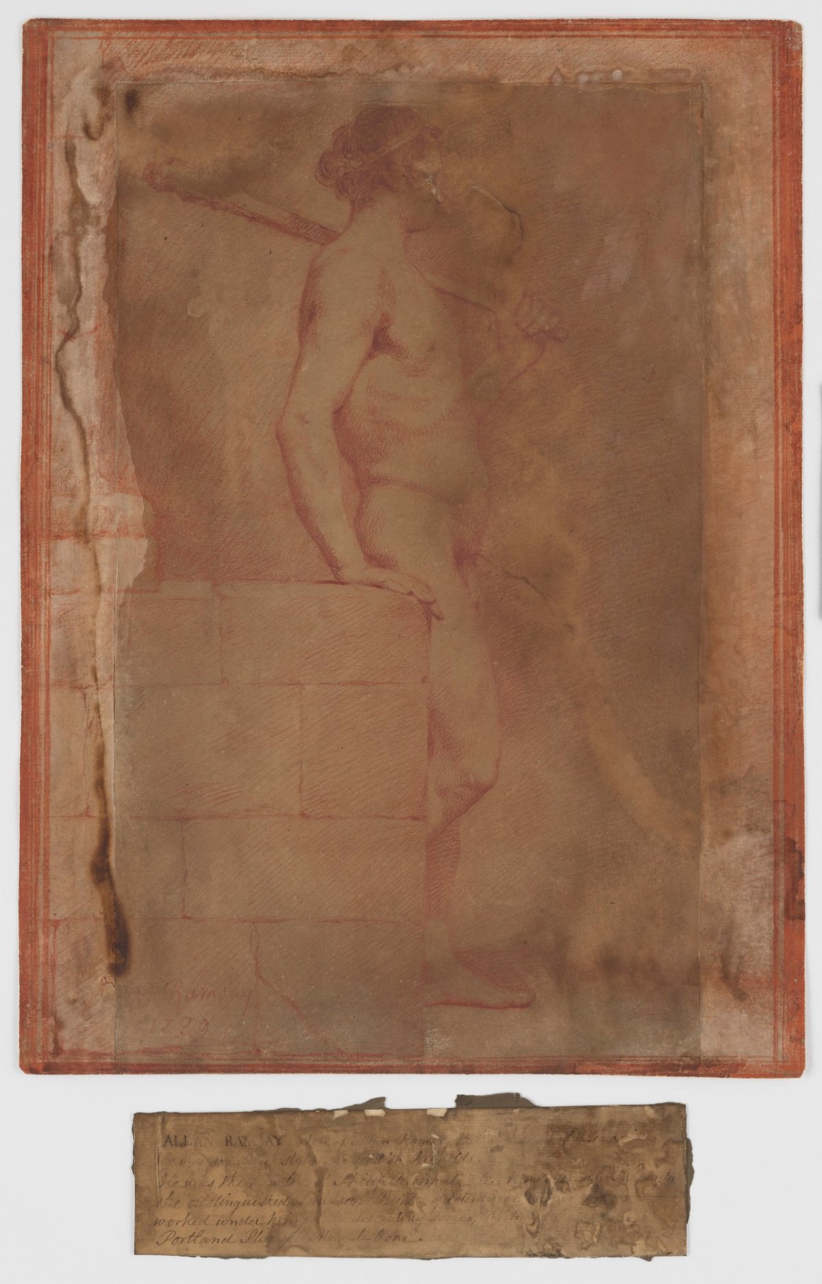 Allan Ramsay, Male nude in profile