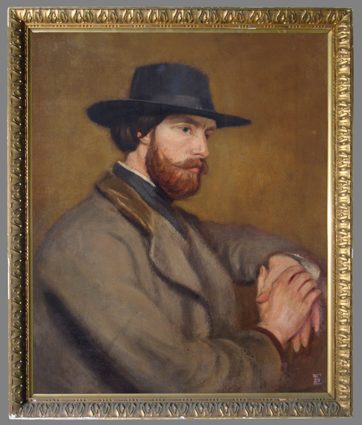 Unknown, Frame for Benjamin Evans 'Portrait of Augustus John RA'