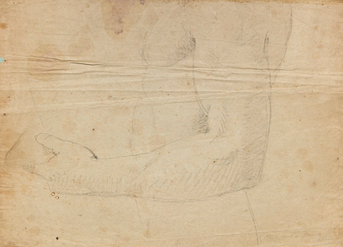 Benjamin Robert Haydon, Male torso in profile