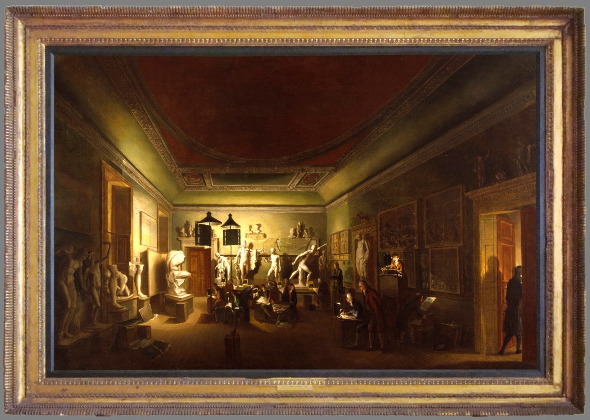 Unknown, Frame for attributed to Johann Zoffany RA 'The Antique School of the Royal Academy at New Somerset House'