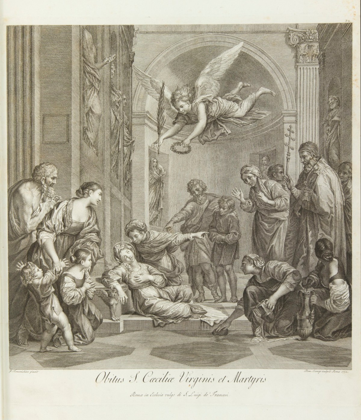 Domenichino, The Death of St. Cecilia.