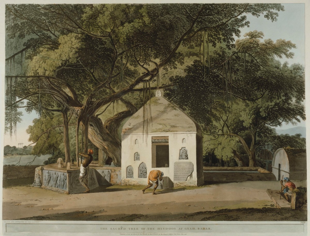 Thomas Daniell RA, The Sacred Tree of the Hindoos at Gyah, Bahar