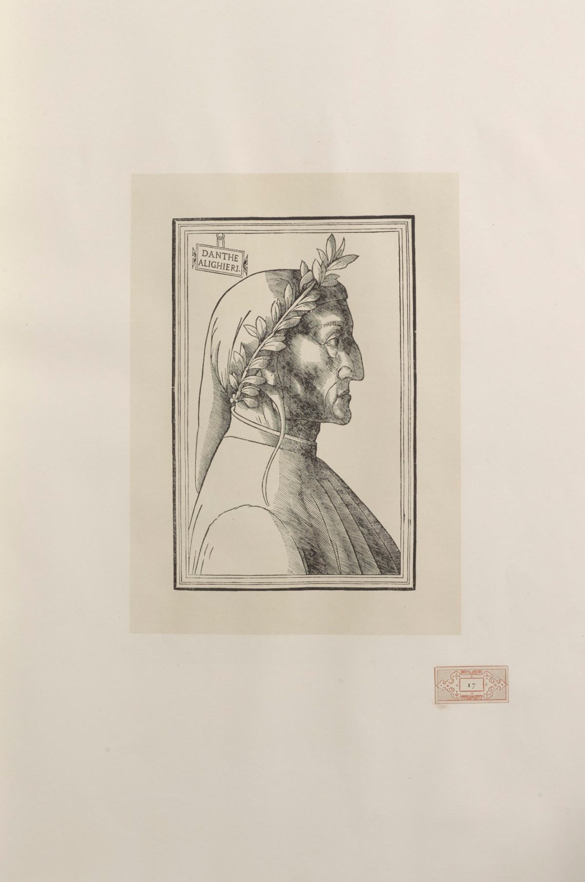 Unknown artist, Portrait of Dante Alighieri