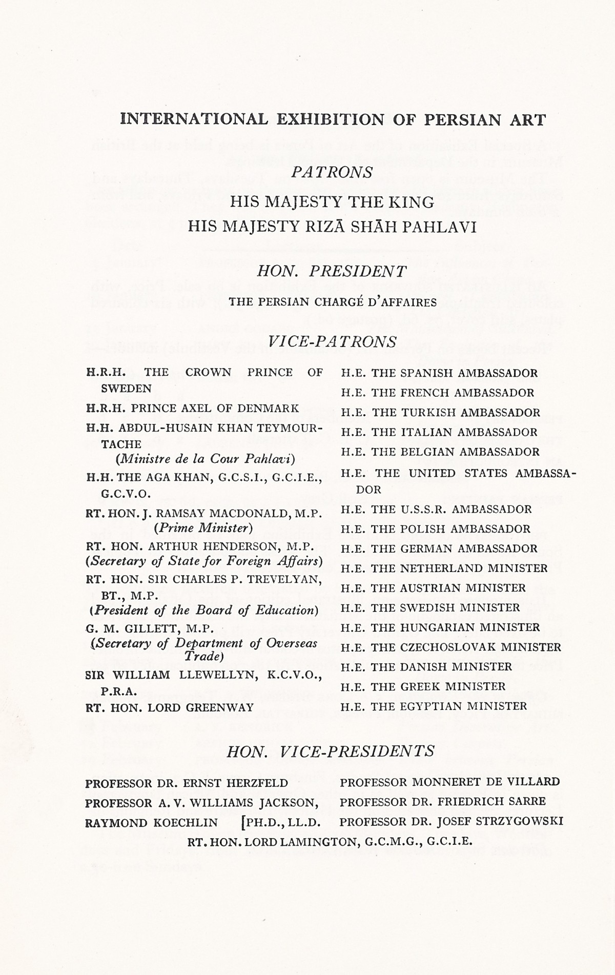 Page 10 of 1931 - International Exhibition of Persian Art