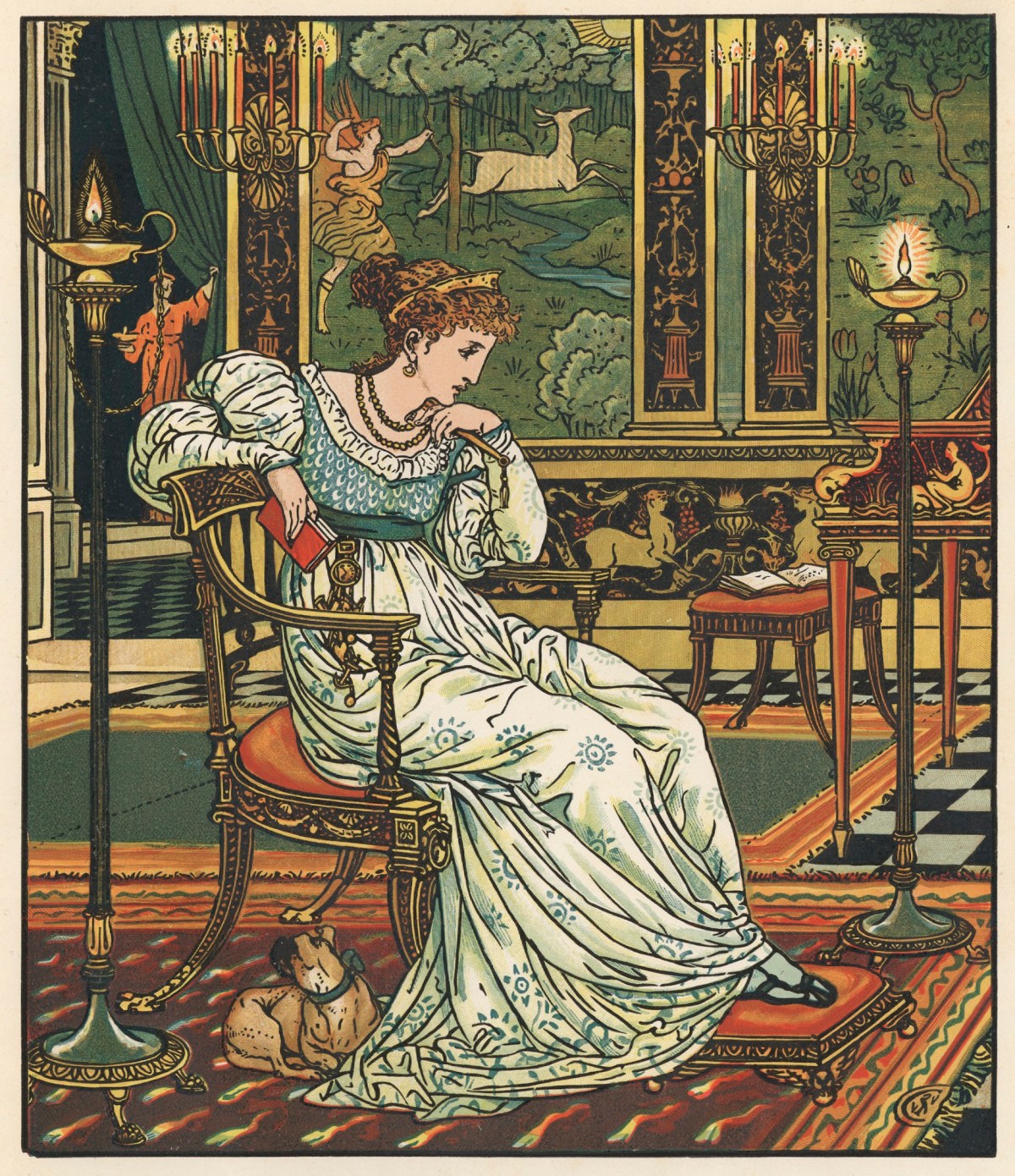 Walter Crane, Desiree in her Palace