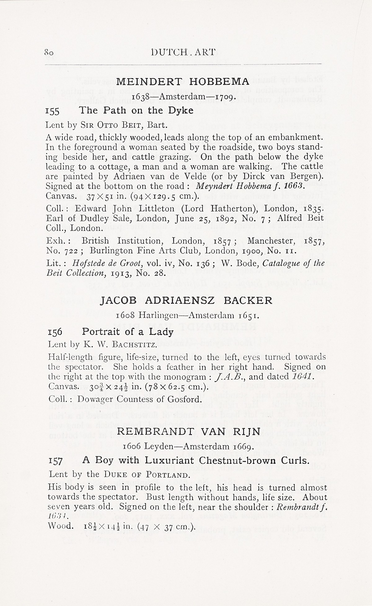 Page 84 of 1929 - Exhibition of Dutch Art 1450-1900