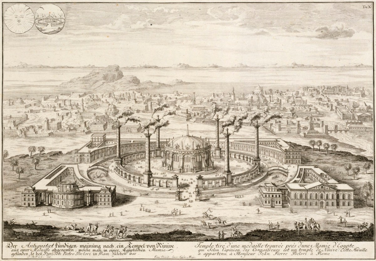 Johann Bernhard Fischer von Erlach, A Temple at Nineveh