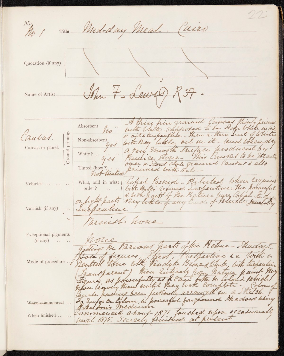 , Members' methods of procedure