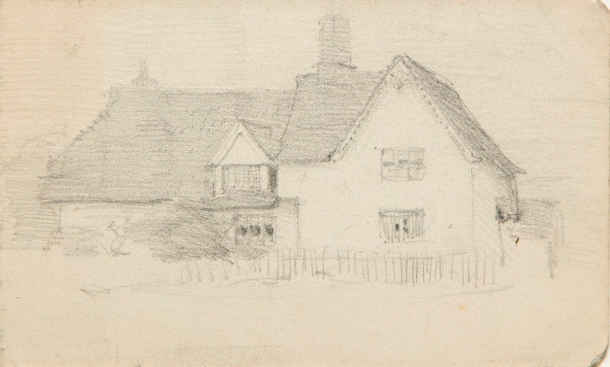 Sir George Clausen RA, Study of a large house