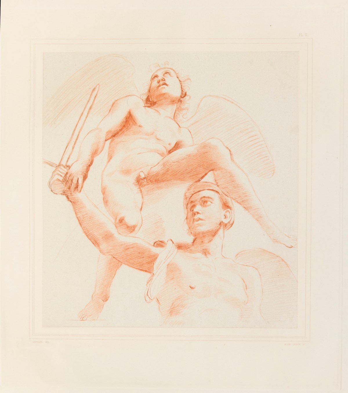 Raphael, Study for the Chigi Chapel in the Church of Santa-Maria del Polpolo in Rome.