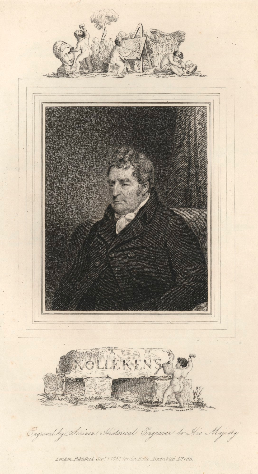 James Lonsdale, Portrait of Joseph Nollekens RA