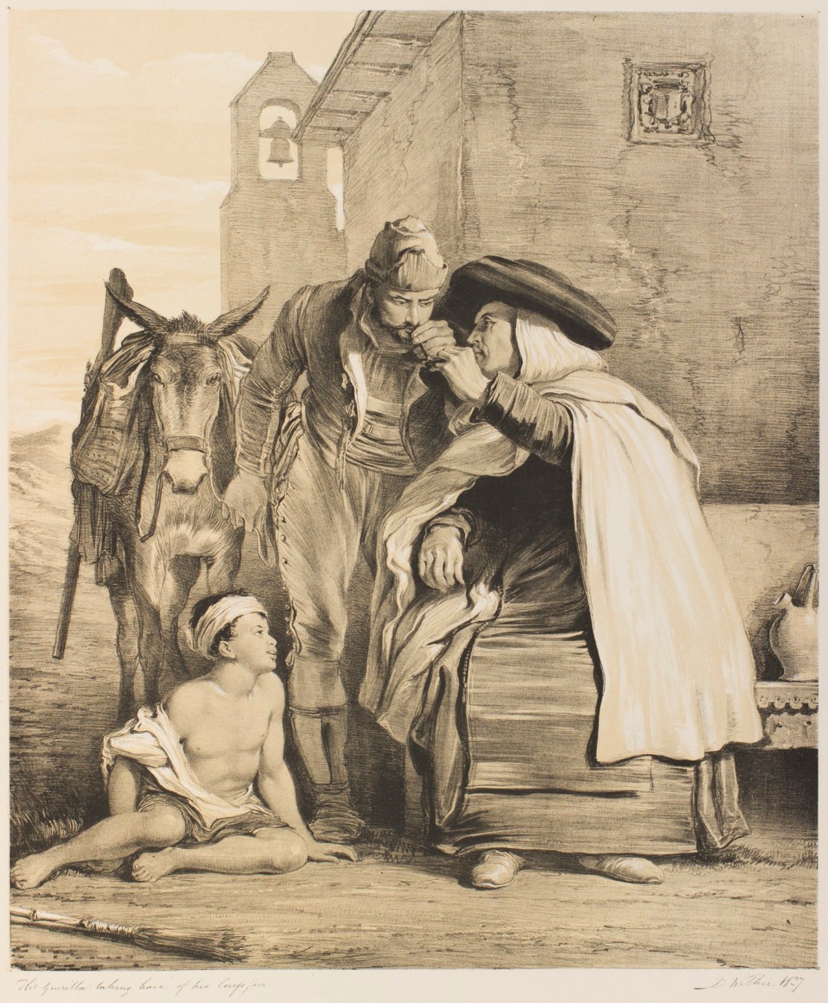 Sir David Wilkie RA, The Departure of the Guerilla