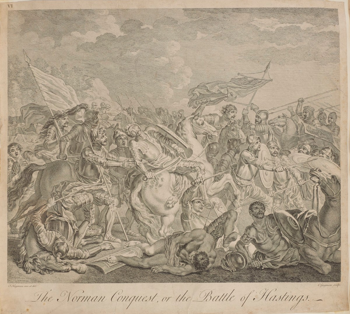 Francis Hayman RA, The Battle of Hastings