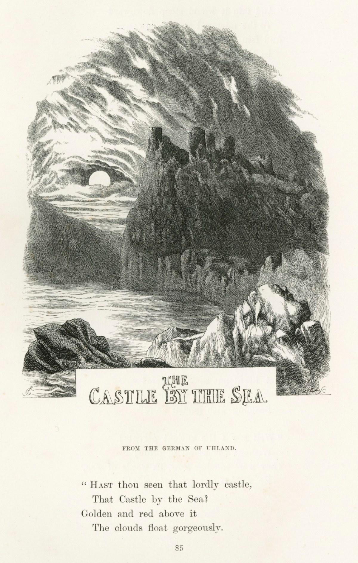 Sir John Gilbert RA, The Castle by the Sea
