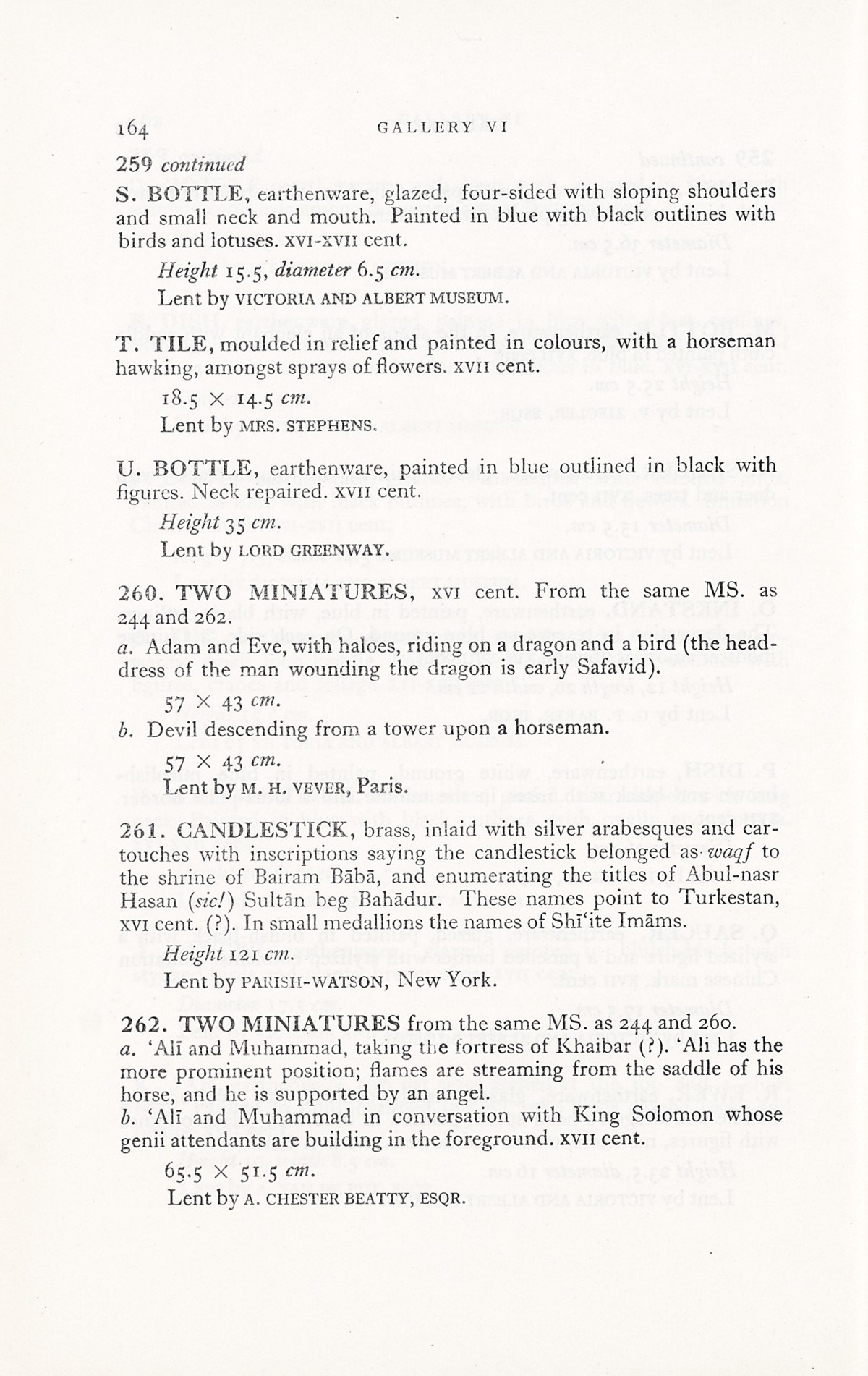 Page 192 of 1931 - International Exhibition of Persian Art