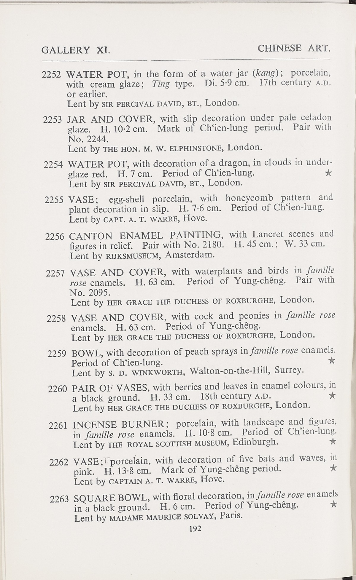 Page 220 of 1935-36 - International Exhibition of Chinese Art