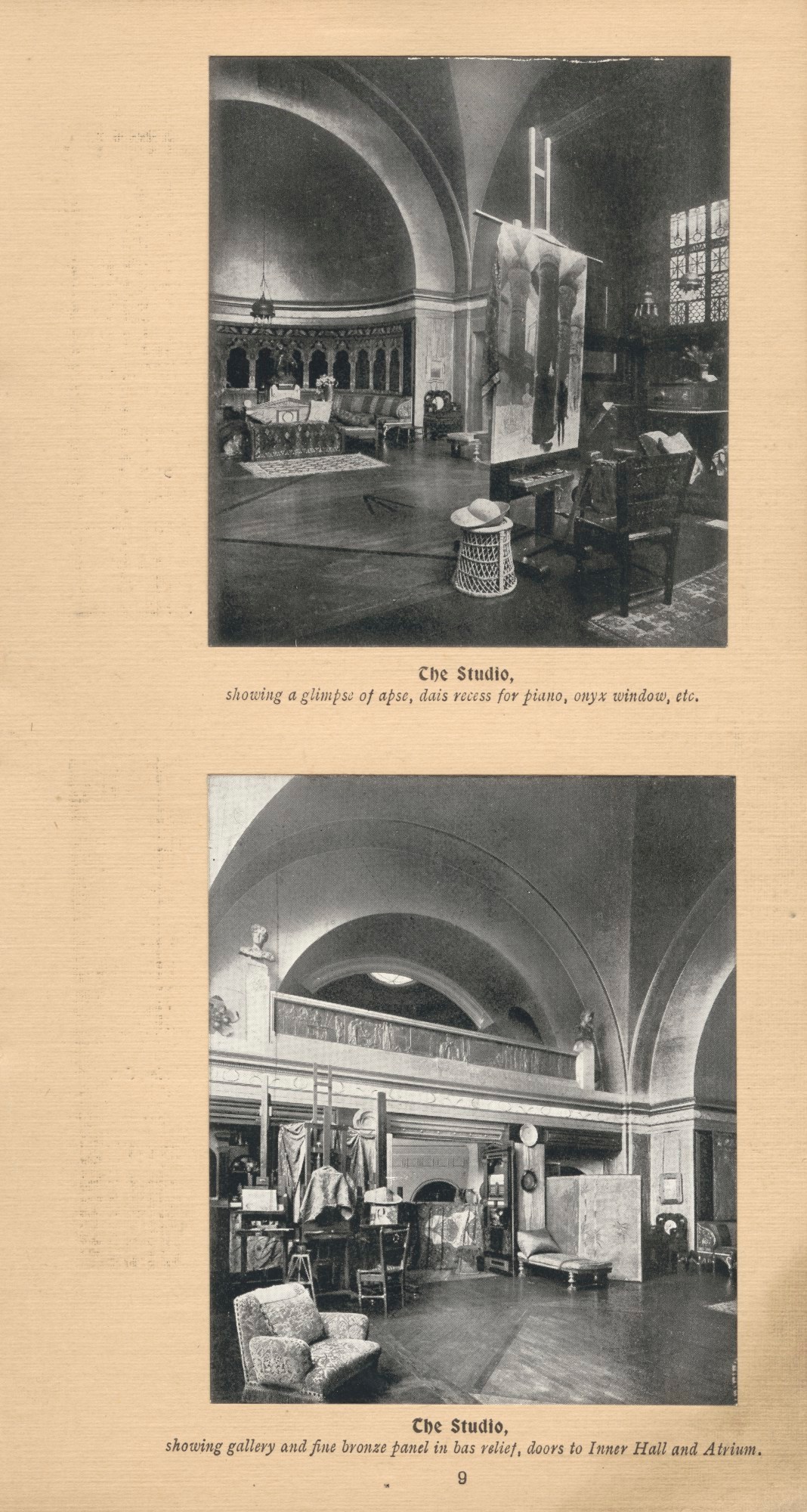 Hampton & Sons (London), The Studio - showing gallery.