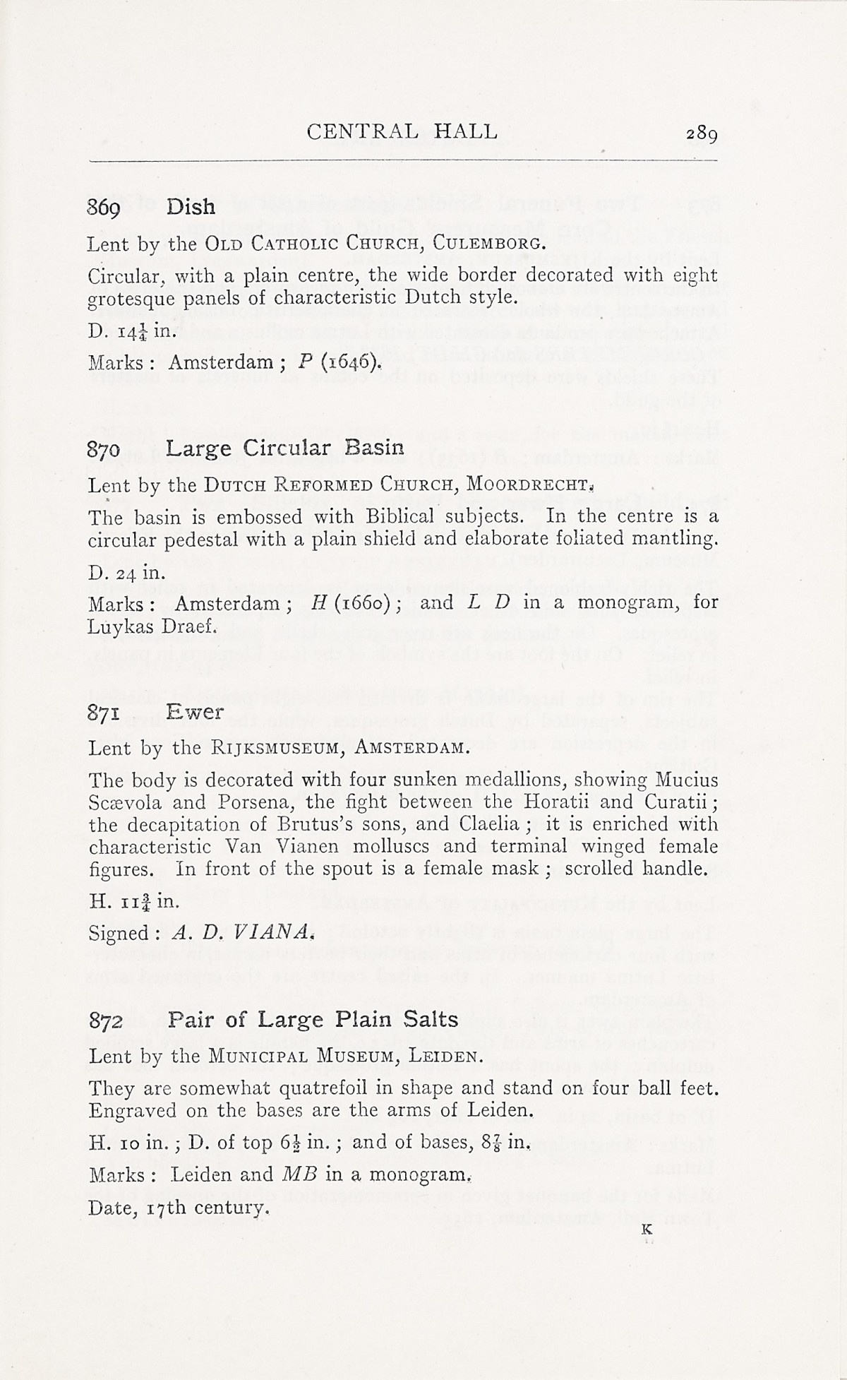 Page 293 of 1929 - Exhibition of Dutch Art 1450-1900