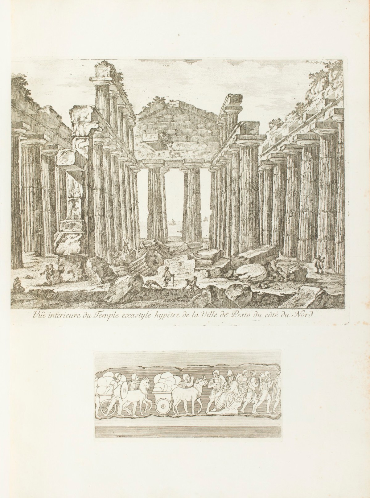 Jean Barbault, 'Vüe interieure du Temple.'
