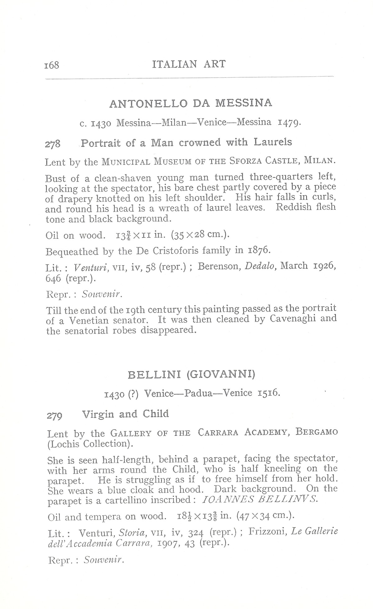 Page 172 of 1930 - Exhibition of Italian Art 1200-1900