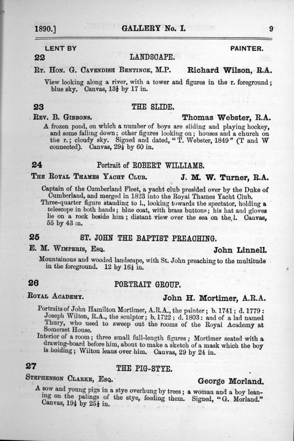 Page 9 of 1890 - Old Masters, deceased masters of the British School, drawings & models by Alfred Stevens