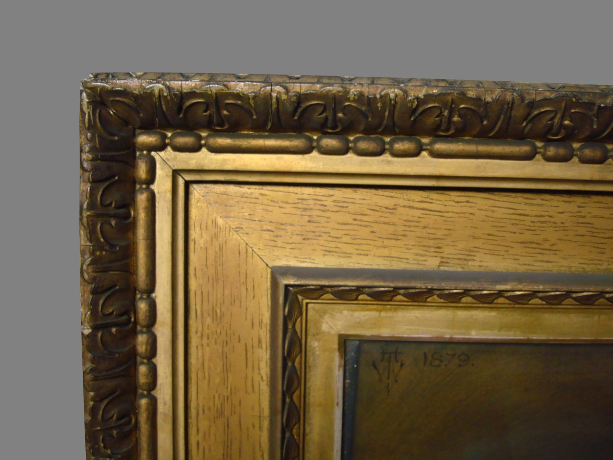 Unknown, Frame for Henry Tanworth Wells RA 'Portrait of Charles West Cope, R.A.'