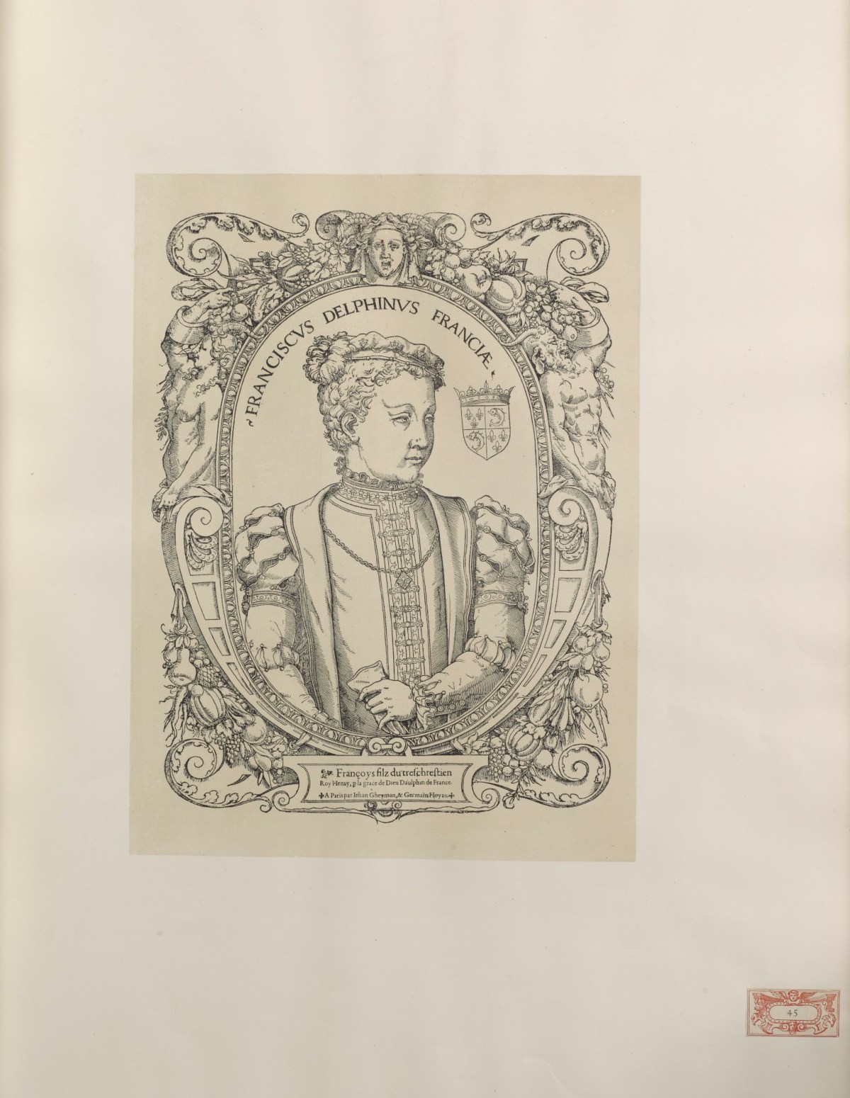 Unknown artist, Portrait of Francis, Dauphin of France