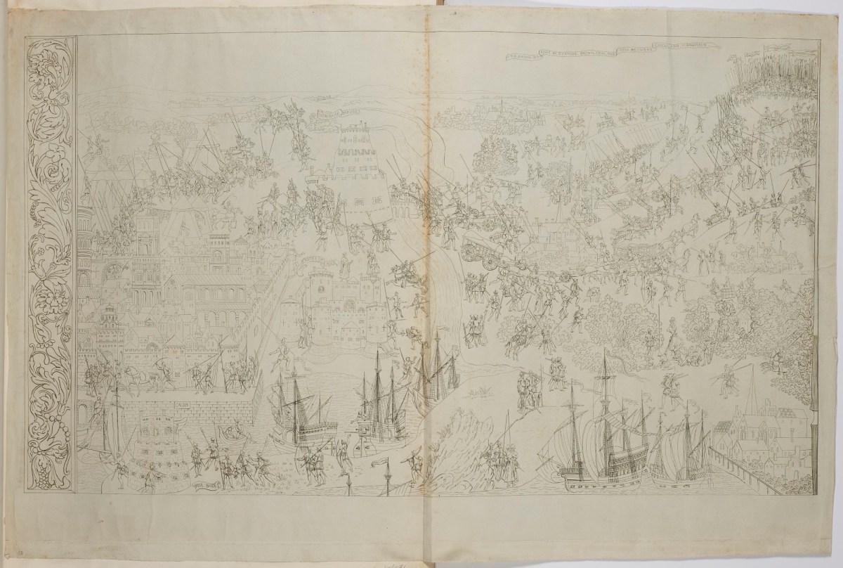 James Basire the elder, The Departure of Henry VIII from Calais on 25th July 1544