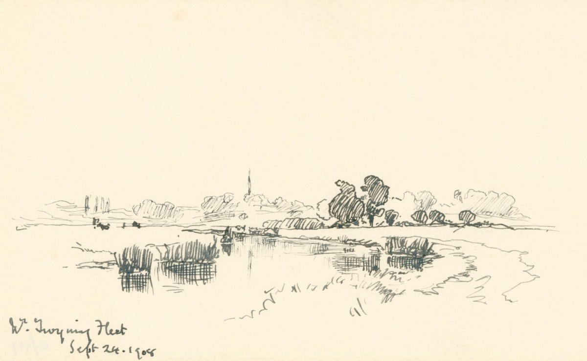 Alfred Parsons RA, View near Twyning Fleet