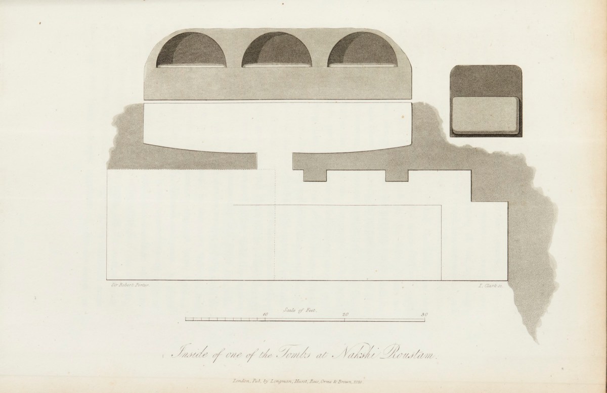 Sir Robert Ker Porter, Tomb at Naqsh-e Rustam