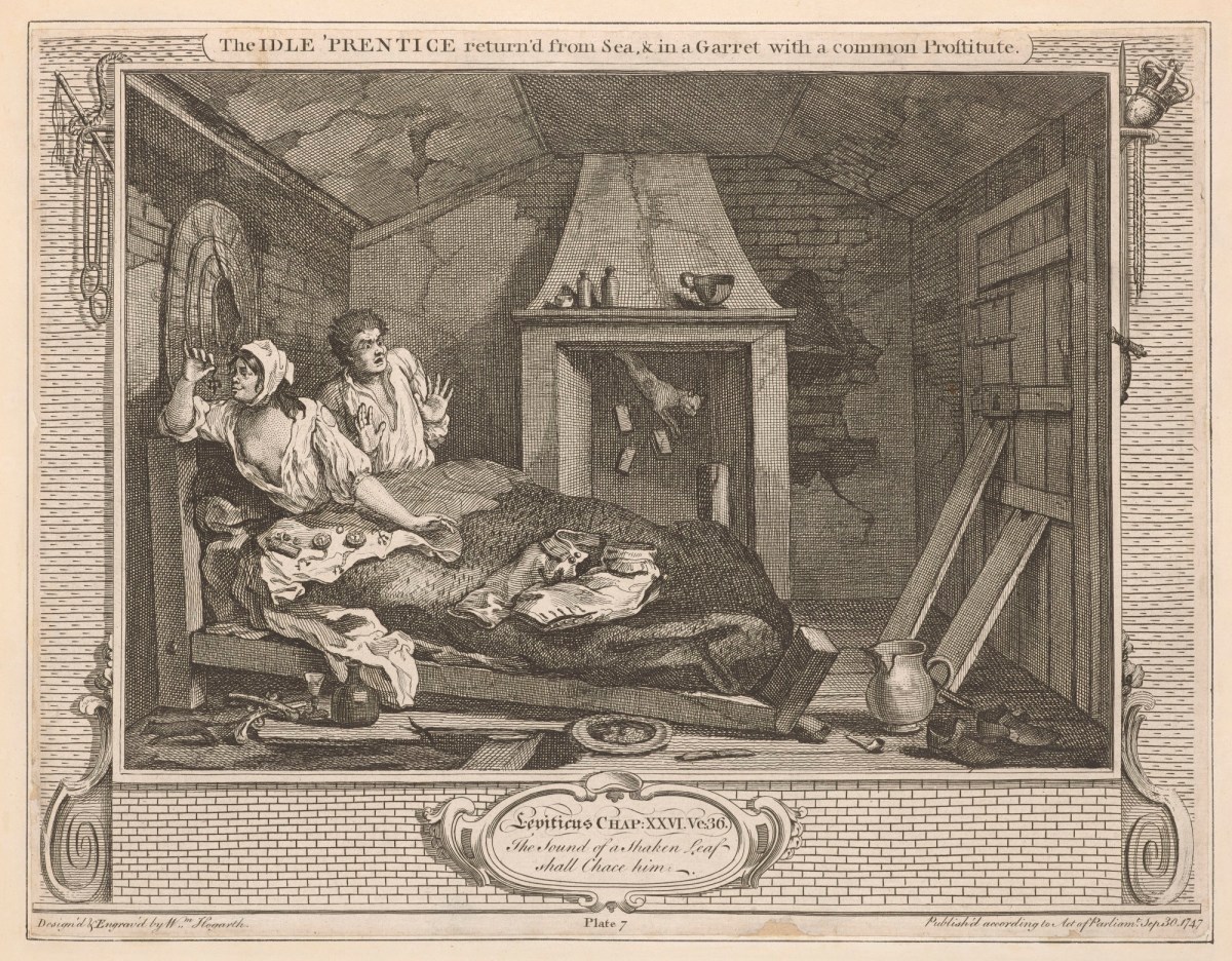 William Hogarth, Industry and Idleness, plate 7