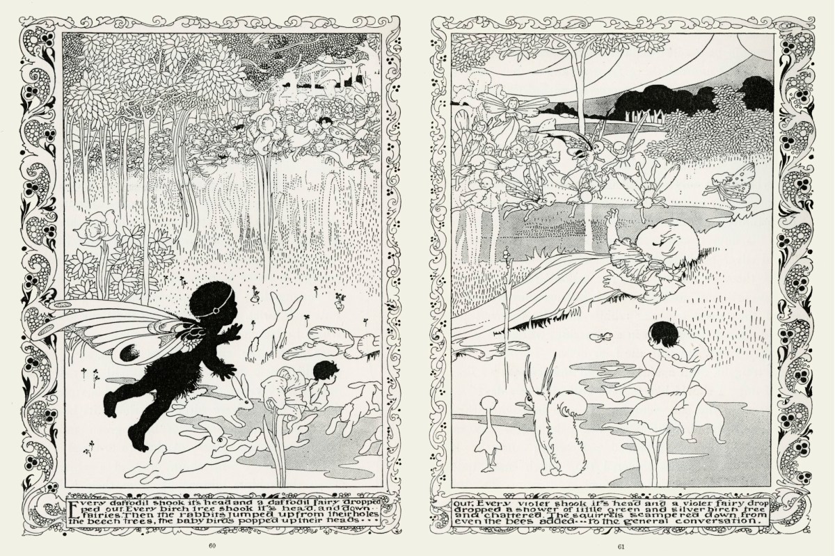 Charles Robinson, 'Every daffodil shook its head and a daffodil fairy dropped out ...'