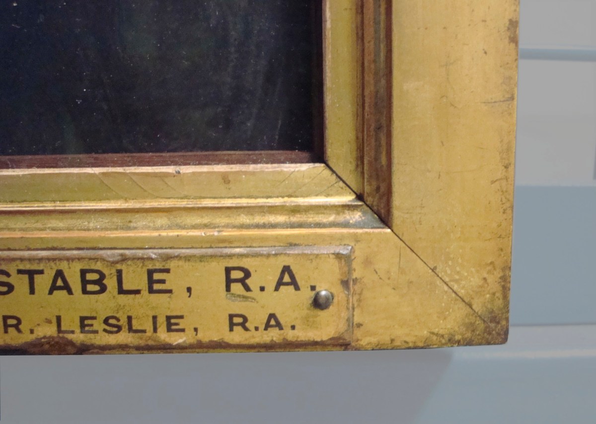 Unknown, Frame for Charles Robert Leslie RA 'Portrait of John Constable, R.A.'