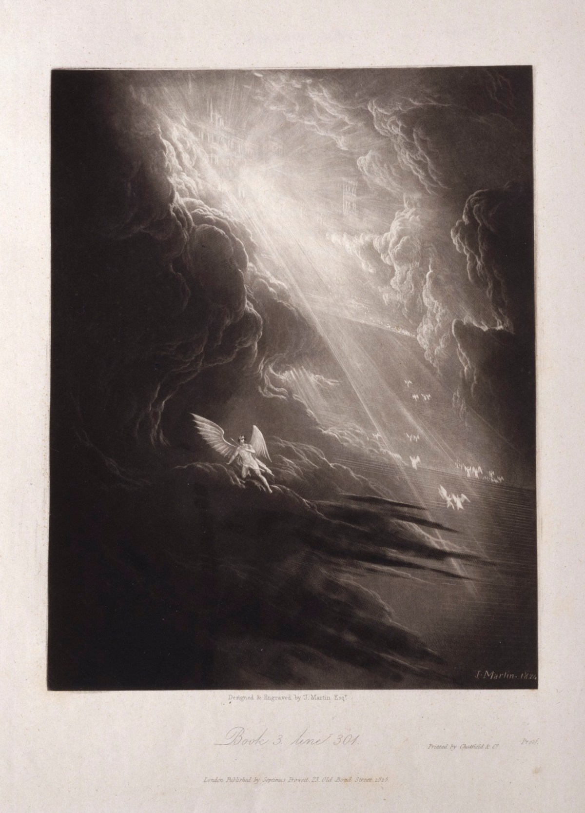 John Martin, Satan viewing the Ascent to Heaven