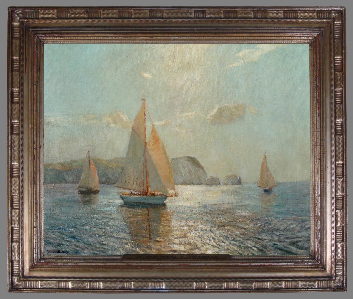 Unknown, Frame for Julius Olsson RA 'Light Airs off the Needles'