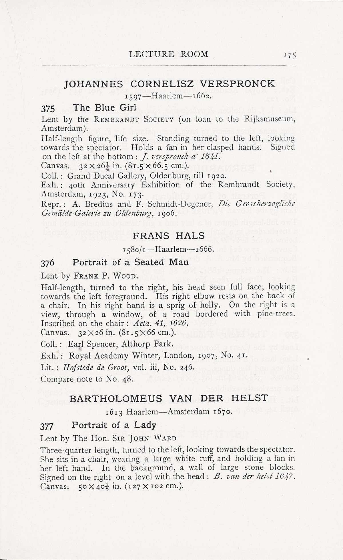 Page 179 of 1929 - Exhibition of Dutch Art 1450-1900