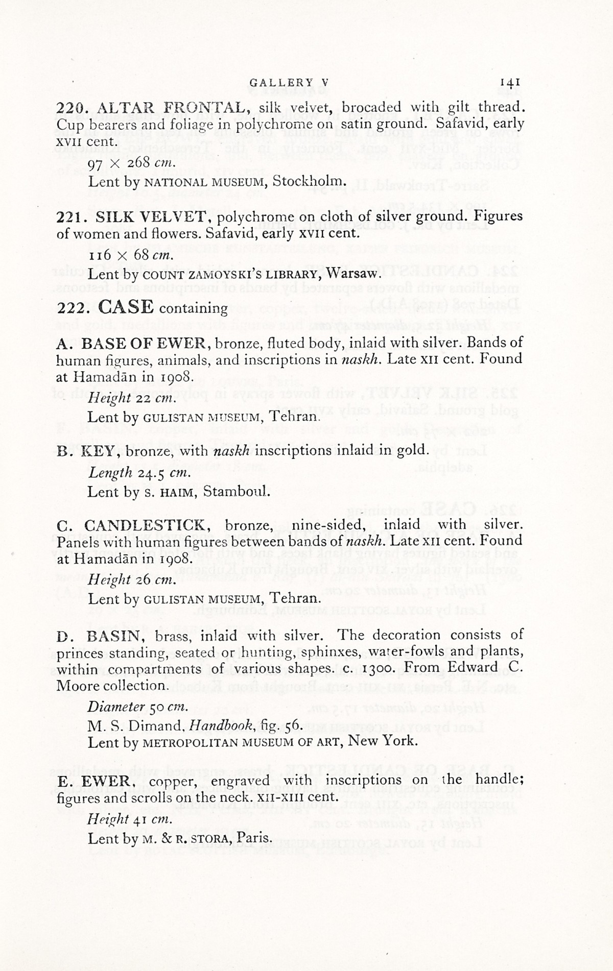 Page 169 of 1931 - International Exhibition of Persian Art