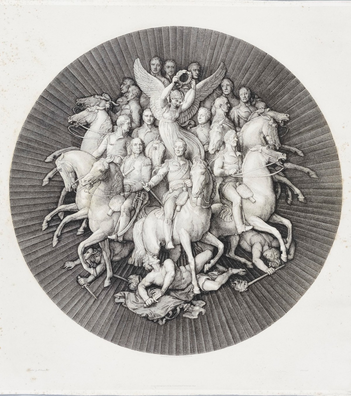 Thomas Stothard RA, The Wellington Shield: centre