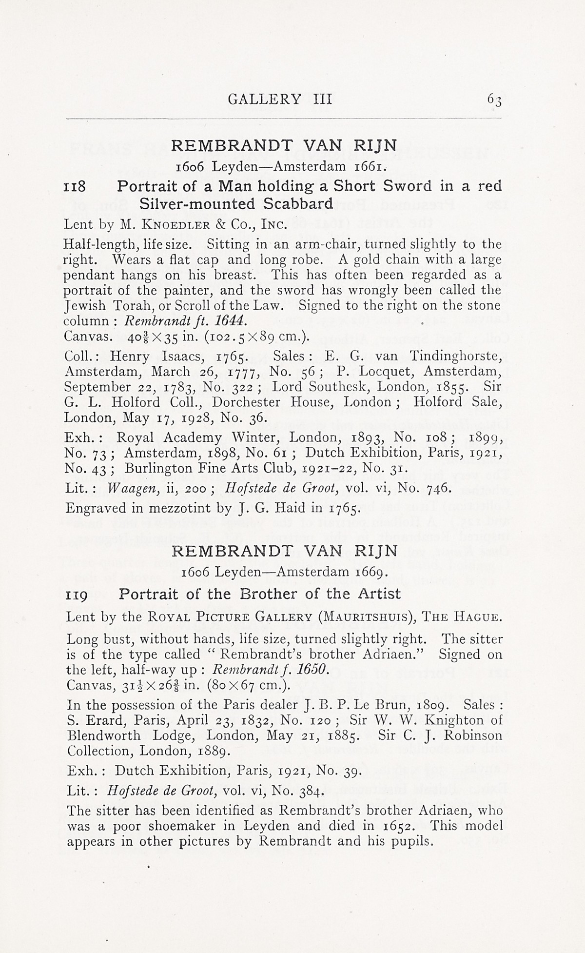 Page 67 of 1929 - Exhibition of Dutch Art 1450-1900