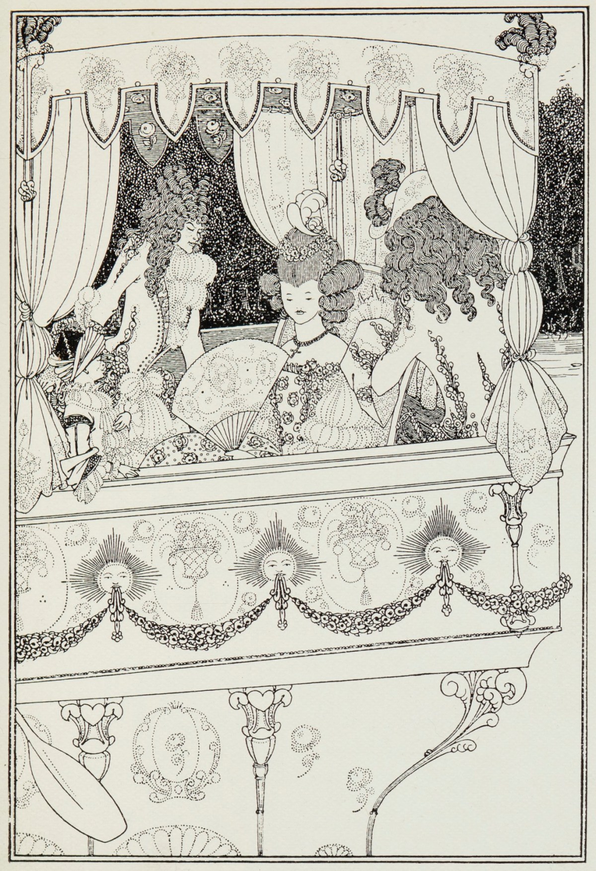 Aubrey Beardsley, The Barge