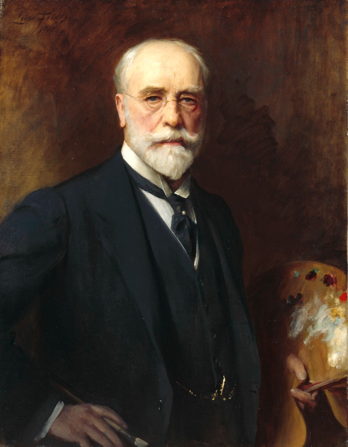 Sir Luke Fildes RA, Self-portrait of Sir Luke Fildes, R.A.