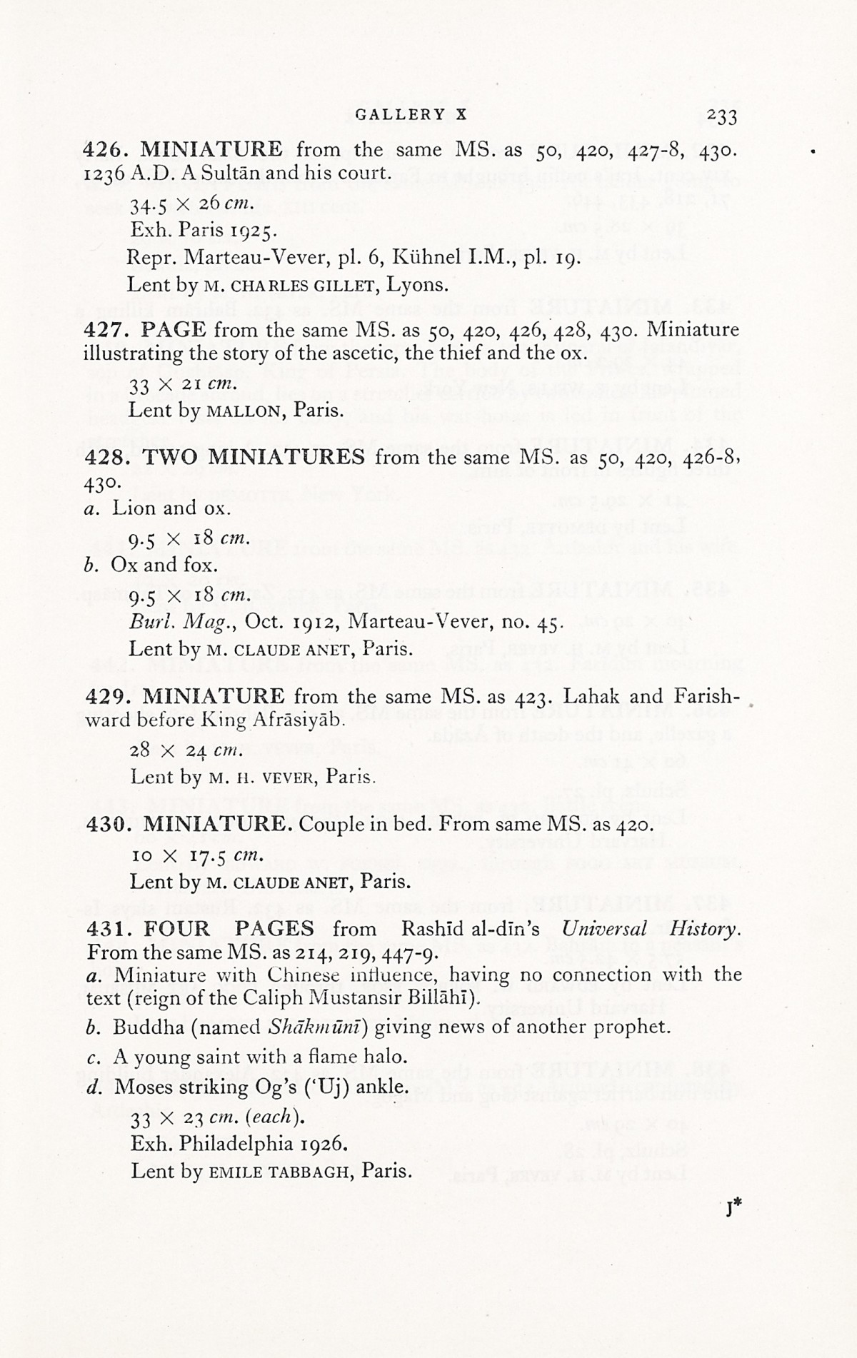 Page 261 of 1931 - International Exhibition of Persian Art