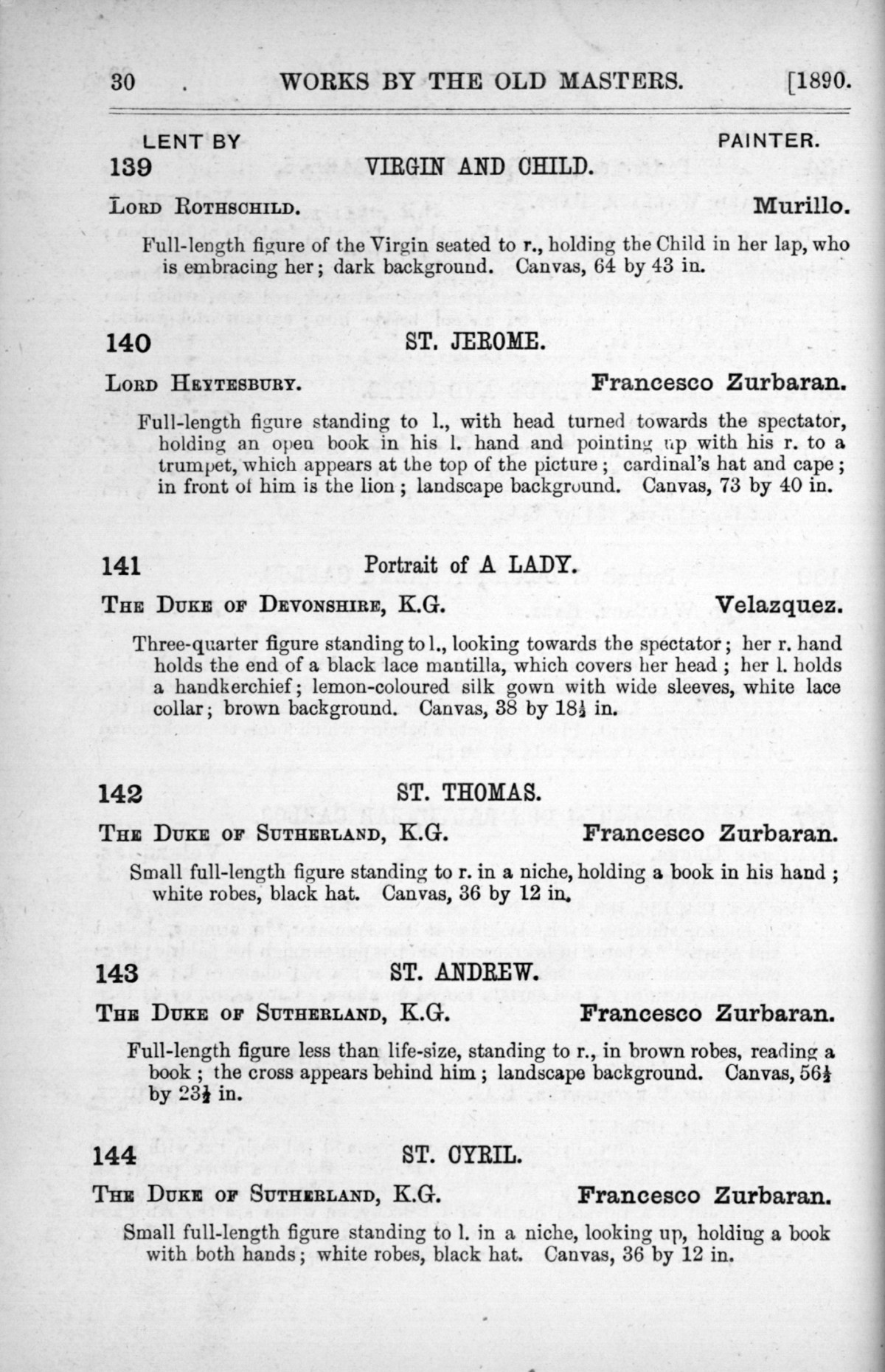 Page 30 of 1890 - Old Masters, deceased masters of the British School, drawings & models by Alfred Stevens