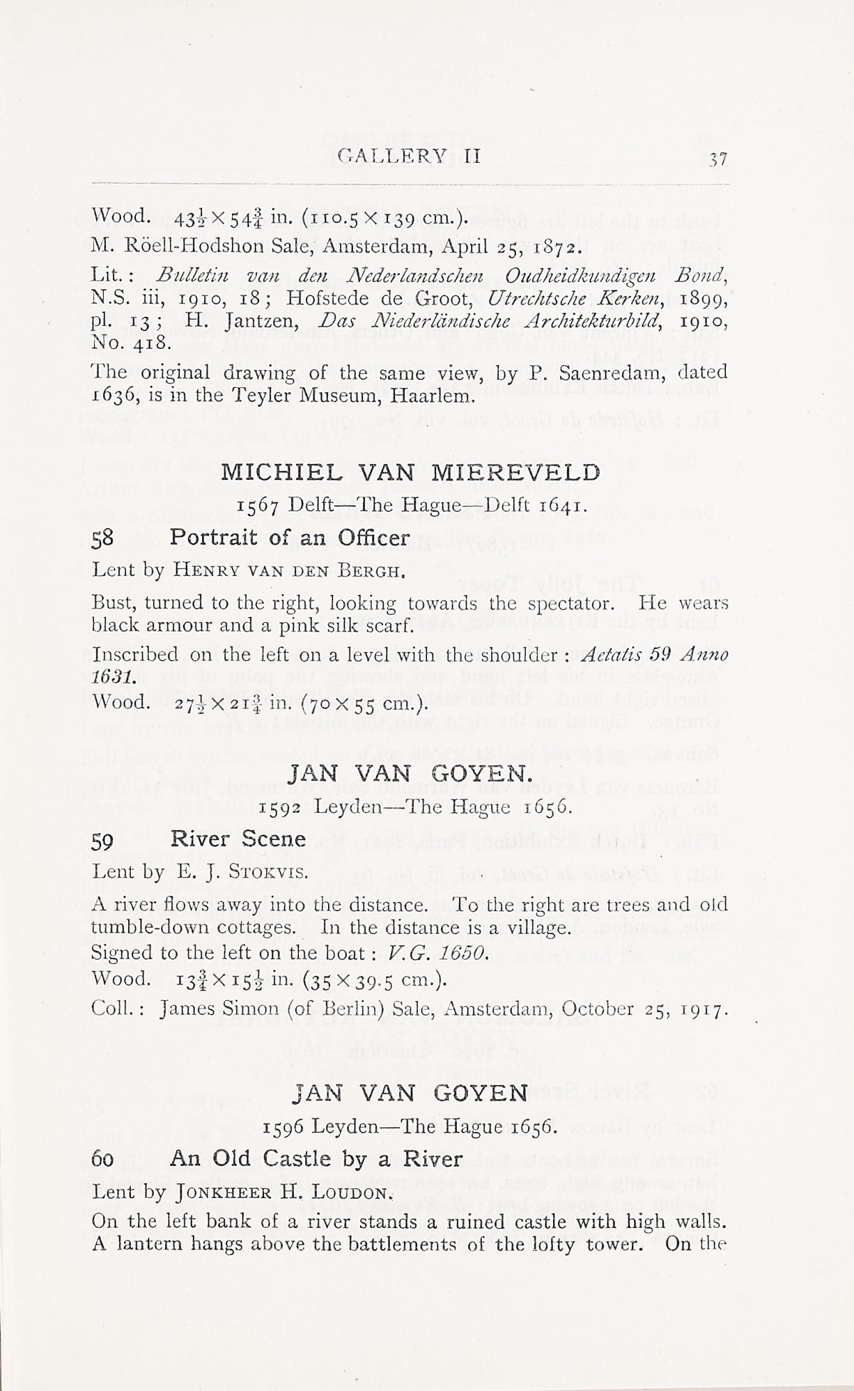 Page 41 of 1929 - Exhibition of Dutch Art 1450-1900