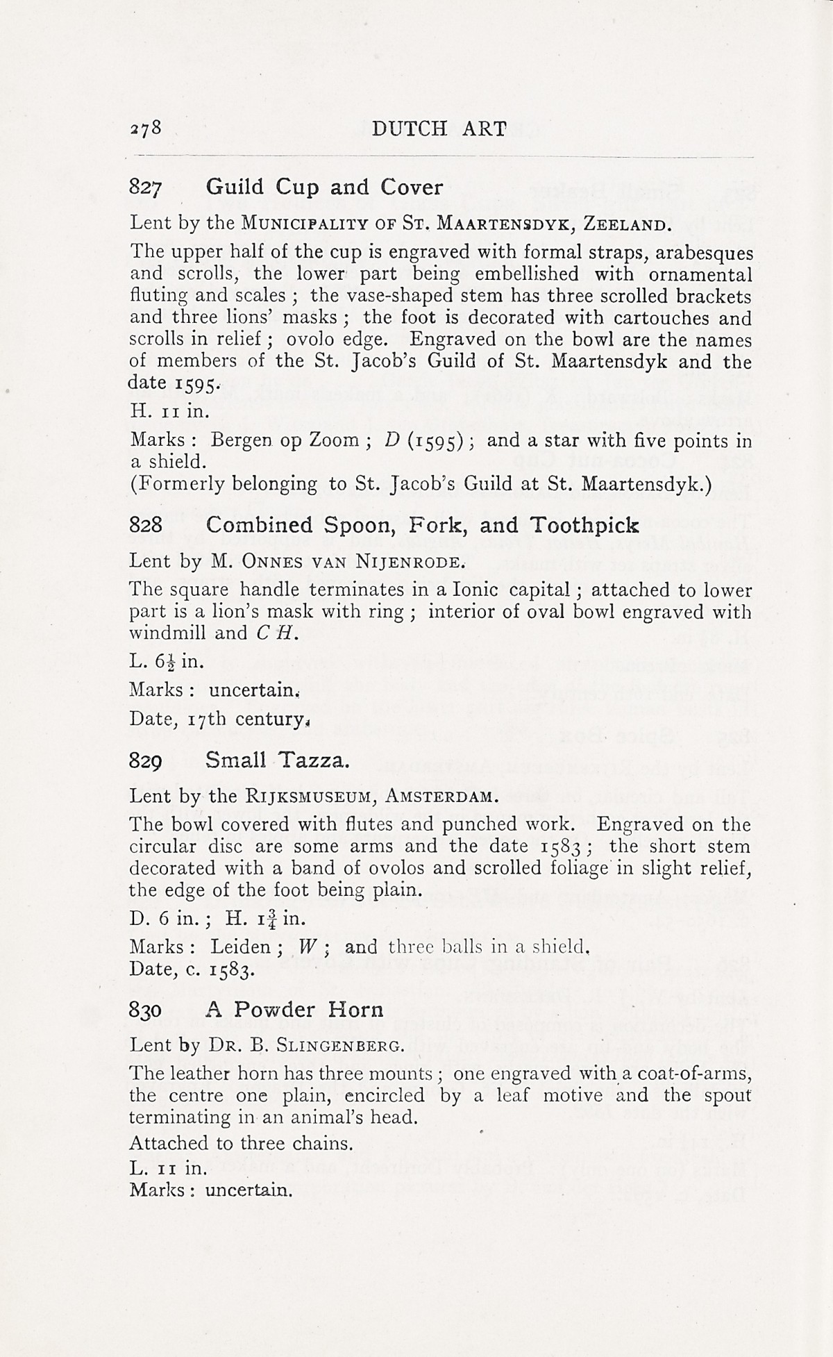 Page 282 of 1929 - Exhibition of Dutch Art 1450-1900