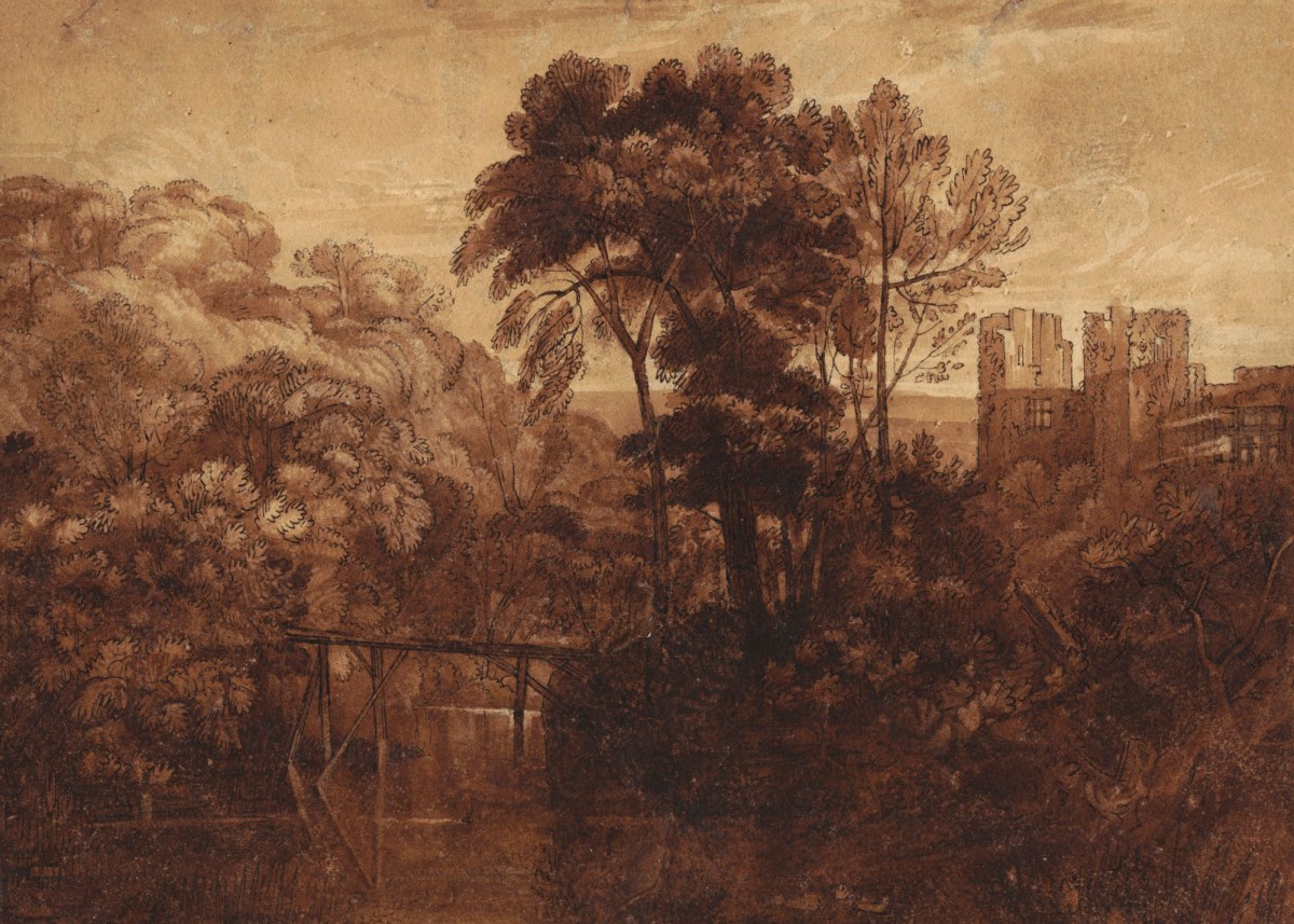 John Homes Smith, Sketch after Turner's 'Berry Pomeroy Castle'