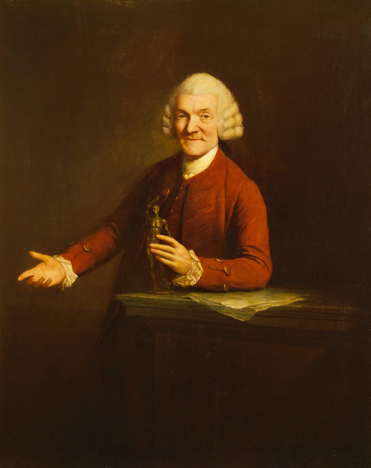 Mason Chamberlin RA, Portrait of Dr William Hunter